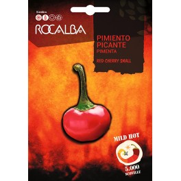 Semente de pimentao Red cherry small (5.000 scoville)