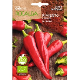 Semilla pimiento picante cayenne (ecológica)  (50.000 scoville)