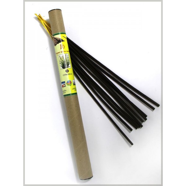 Incienso Citronella (anti mosquitos)  (10 barritas 40 cm)