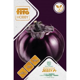 Graine d'aubergine Jessy F1 (hybride) (1 000 graines)